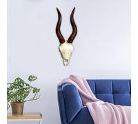 Teschio Testa di pecora Scultura da parete Figurina in resina Decorazione 3D