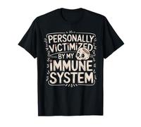 Teschio vittimizzato personalmente dalla consapevolezza del mio sistema immunitario Maglietta