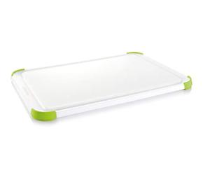 Tescoma 378930 Tagliere, Plastica, Bianco/Verde, 30x20 cm