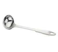 Tescoma 420304 Mestolo acciaio inox e manico in plastica bianca