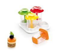 Tescoma 422240 Presto Foodstyle Forma Stuzzichini A Strati Presto 4 Forme, Plastica, Multicolre, 10.5 x 7.5 x 15 cm