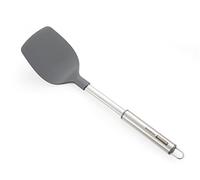 Tescoma - 428303, GrandChef, Paletta da Cucina, Flessibile, Nylon e Acciaio Inossidabile, con Gancio, 36.5 cm, Grigia