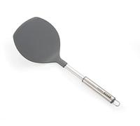 Tescoma - 428305, GrandChef, Paletta da Cucina per Omelette, Flessibile, Nylon e Acciaio Inossidabile, con Gancio, 38.5 cm, Grigia