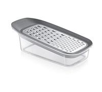 Tescoma 428696 Grattugia per Formaggio con Contenitore, Combinata, Grana Grossolana e Fine, Acciaio Inossidabile, linea GrandCHEF