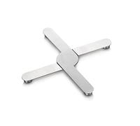 Tescoma 428784 Sottopentola Resistente al Calore, pieghevole, Acciaio Inossidabile, linea GrandCHEF