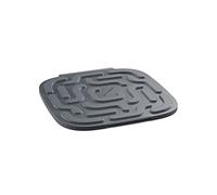 Tescoma - 428786, GrandChef, Sottopentola Silicone, Pieghevole, Salvaspazio, Quadrato, Rettangolare, Resistente al Calore, 16.5 x 16 x 1 cm, Grigio