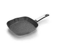 Tescoma 602466 I-Premium Stone Bistecchiera, Acciaio Inossidabile, Nero, 26 x 26 cm