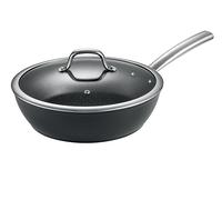 Tescoma 602638 Padella fonda antiaderente +coperchio 28 cm effetto pietra