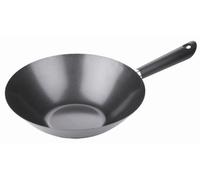Tescoma 607030 Presto Wok, Acciaio Inossidabile, Nero, 30 cm, 1 Pezzo