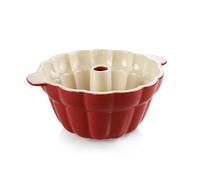 Tescoma 622204 Delicia Stampo Ciambella in Ceramica, Rosso/Beige, 28.5 cm