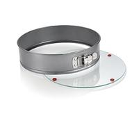 Tescoma Tortiera apribile Delicia ø 28 cm, con Fondo in Vetro, Metallo