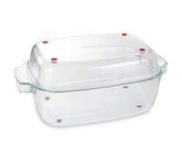 Tescoma 629090 Rostiera in vetro rettangolare con coperchio, 40x26 cm