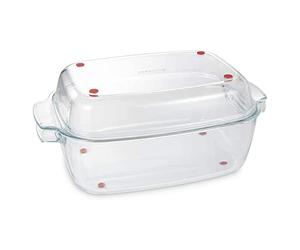 Tescoma 629090 Rostiera in vetro rettangolare con coperchio, 40x26 cm