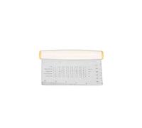 Tescoma Tagliapasta Delicia 630067, Graduato, Acciaio Inossidabile, Grigio/Giallo 24 x 15 x 2.2 cm