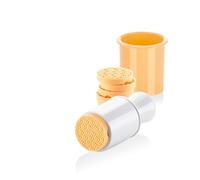 Tescoma 630110 Delicia Timbro per Biscotti 6 Decori Geometrici, Plastica, Giallo, 1 Pezzo