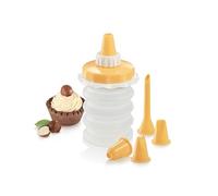Tescoma 630530 Decoratore per dolci a soffietto 5 beccucci 6,4x14 cm