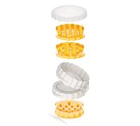Tescoma 630881 Forma Crostatine, 3 Decori, Plastica, 12.8x7x21.4 cm