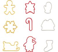 Tescoma 630901 Tagliabiscotti di Natale DELÍCIA, 9 pezzi - Rotex
