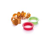 Tescoma 630912 Delicia Tagliabiscotti per Frollini, Natale, Plastica, Multicolore, 8 Pezzi