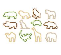 Tescoma Delicia Kids-Set di 12 formine per Biscotti, Motivo: Zoo, Colori Assortiti, 32.299999999999997 x 4.3 x 9 cm
