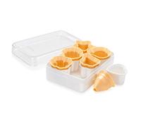 Tescoma 630932 Delicia Tagliabiscotti per Frollini Tradizionali, Plastica, Giallo/Bianco, 1 Pezzo