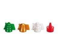 Tescoma 631646 Delicia Deco Stampi Tridimensionale per Dolci, Forme Natalizie, Plastica, Multicolore, 3 Pezzi