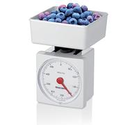 Tescoma 634520 Bilancia da Cucina, Plastica, Bianco, 0.5 kg