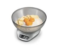 Tescoma 635910 Bilancia digitale da cucina con ciotola, pesa fino a 5.0 kg, misura g/ml, linea GrandCHEF