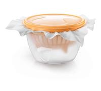 Tescoma 643120 Della Casa Set per Preparare Formaggi Cremosi, Plastica, Trasparente/Giallo