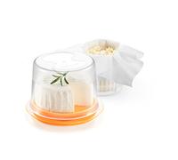 Tescoma 643132 Della Casa Set per Preparare Formaggi Morbidi, Plastica, Multicolore, 23.5 x 12 x 17.1 cm