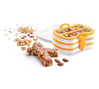 Tescoma 643188 Stampi e Pressa per Barrette Snack, Silicone, Giallo, 1 Unità