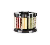 Tescoma Portaspezie Season 657066 con supporto girevole Antracite 8 pezzi