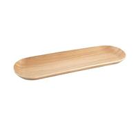 Tescoma 662704, vassoio ovale 37x12 cm, legno di frassino, linea FeelWOOD