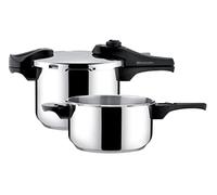 Tescoma 701710 Set due Pentole a Pressione da 4 e 6 litri, Acciaio inossidabile, linea Bio Exclusive+ Duo