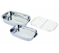 Tescoma 713066 Exclusive Rostiera Rettangolare con Coperchio, 36x24 cm - NUOVO