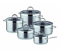 Tescoma Batteria di pentole, Acciaio Inossidabile, Set 10 Pezzi