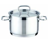 Tescoma 774020 Pentola con Coperchio, Acciaio inox 20 cm, 4 l, 1 pz