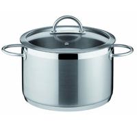 Tescoma 779026 Vision Casseruola con Coperchio, Acciaio Inossidabile, Argento, 26 cm, 9 l