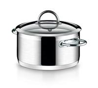 Tescoma 779220 Vision Casseruola con Coperchio, Acciaio Inossidabile, Argento, 20 cm, 3 l