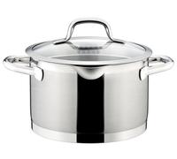 Tescoma 780233 Pentola Profonda in acciaio inox e coperchio in vetro, ø 20 cm, 4,0 litri, linea President