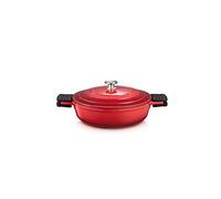 Tescoma 780438 Padella Fonda con Coperchio Bordeaux Diametro 28 cm