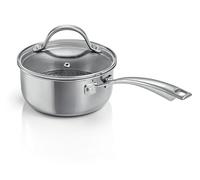 Tescoma 780580 Casseruola 1 manico con coperchio ø 16 cm, capacità 1,5 litri, linea SteelCRAFT