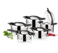 Tescoma 780610 Batteria in acciaio inox, linea Ultima, acciaio inox, set 10 Pezzi