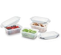 Tescoma 892108 Set 3 contenitori per alimenti rettangolari, 1 l