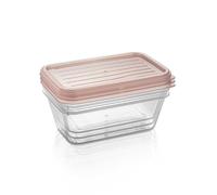 Tescoma 896946, Contenitori con coperchi, 0,7 litri, set 3 pezzi, linea 4FOOD