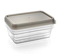 Tescoma 896948, Contenitori con coperchi, 1,35 litri, set 3 pz
