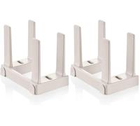Tescoma 899483 FlexiSPACE Prolunga per Porta Padelle, Bianco (Confezione da 2)