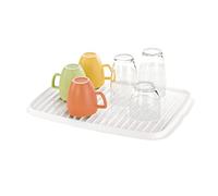Tescoma Scola stoviglie 900641 – Doppio, plastica, bianco, 44,5x2,5x31,8 cm
