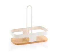 Tescoma 900824 Porta Condimenti da Tavola, Legno e Metallo, Cestino per Condimenti, linea Online 22x12x22 cm (vuoto, senza macinapepe, macinasale e bottiglia d'olio)