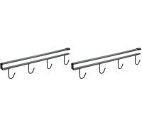 Tescoma 900900 Barra sottopensile Porta tazze 31 cm, colore nero, linea Online (Confezione da 2)